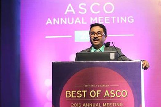Dr. Singhvi speaking at Best of ASCO 2016, Mumbai